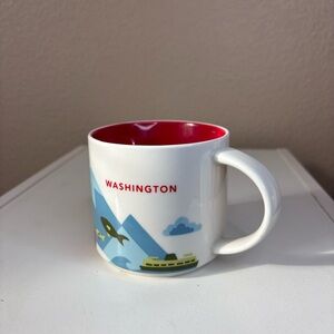 Starbucks "You Are Here" Washington
Collectible Coffee Mug Red Interior